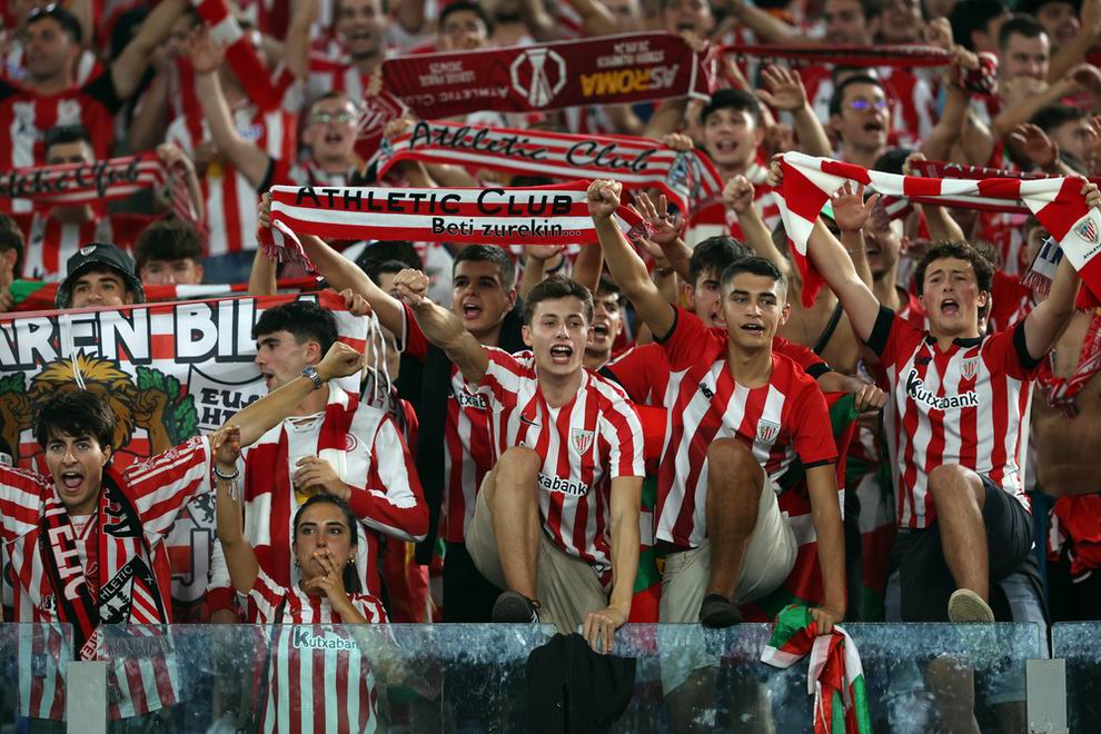 Athletic Club Bilbao szurkolók